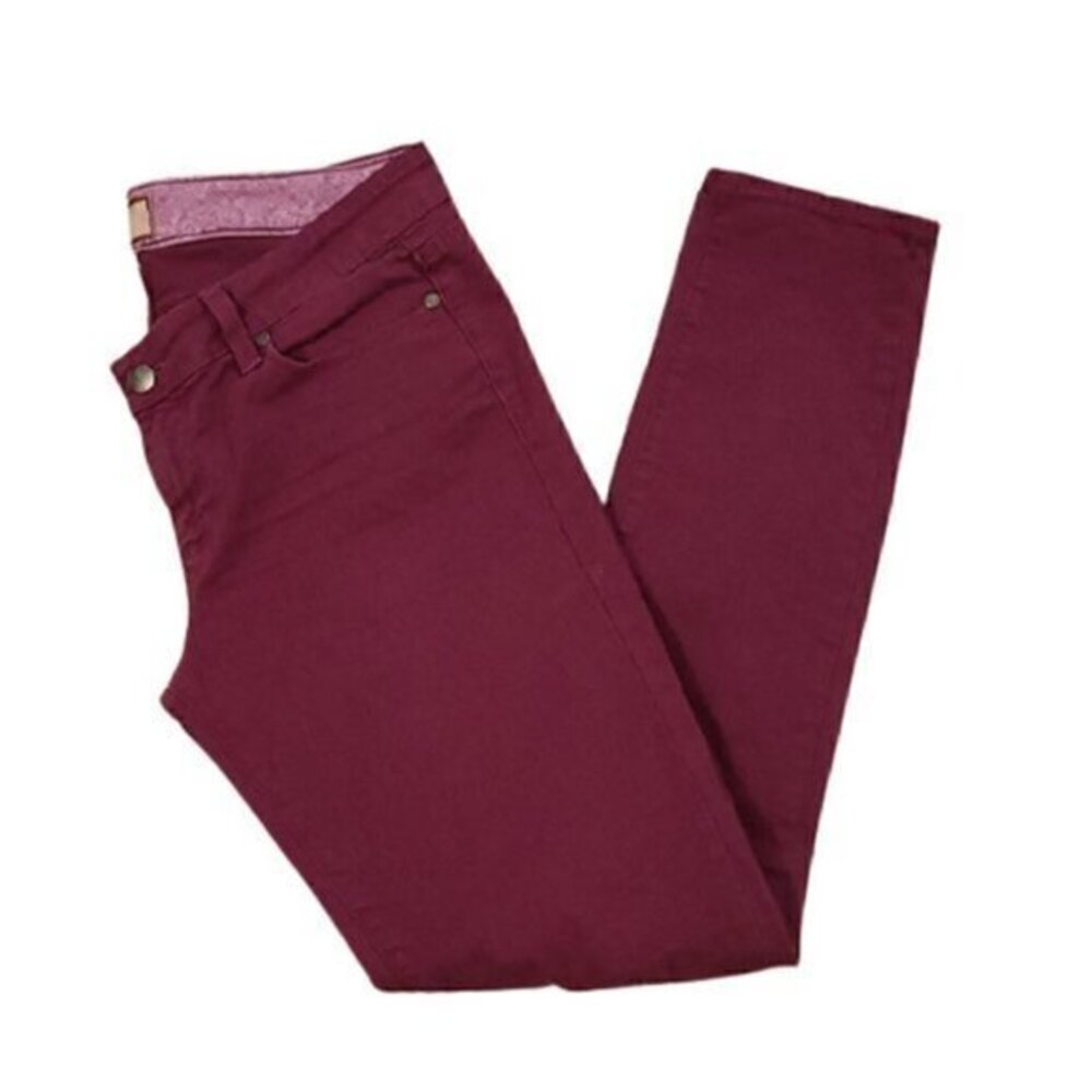 [Paige] Maroon Peg Skinny - Size 28